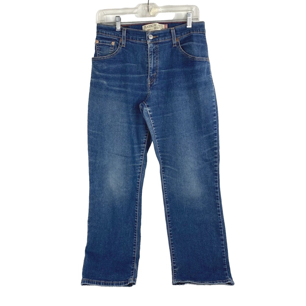 Levi's 550 Blue Jeans Women's 10 S Classic Relaxed Boot Cut Stretch Denim Pants